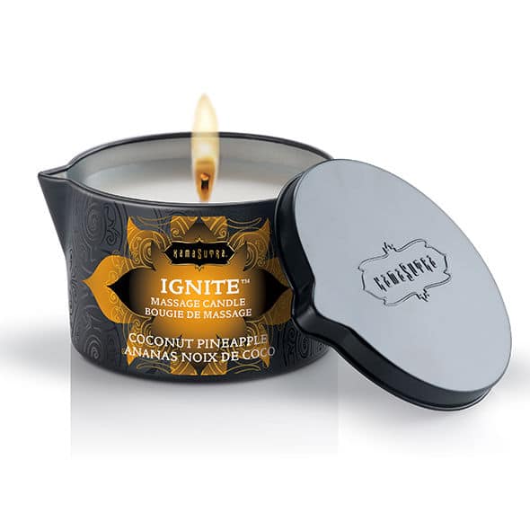 KAMASUTRA – BOUGIE DE MASSAGE COCO ET ANANAS 170GR