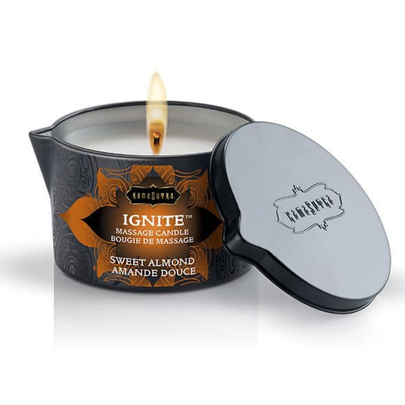 KAMASUTRA – BOUGIE DE MASSAGE AUX AMANDES MÉDITERRANÉENNES 170GR