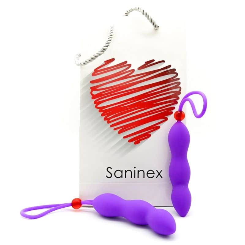SANINEX – PLUG ANAL CLIMAX AVEC ANNEAU PÉNIS LILAS