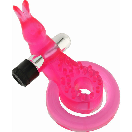 SEVEN CREATIONS – ANNEAU DE PÉNIS ET TESTICULES PAPILLON ROSE