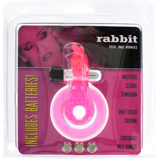 SEVEN CREATIONS – ANNEAU DE PÉNIS ET TESTICULES PAPILLON ROSE
