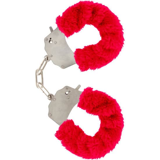 TOYJOY – MANCHETTES FURRY FUN BONDAGE ROUGE