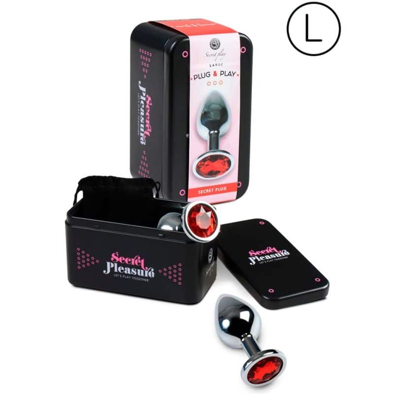 SECRETPLAY – PLUG ANAL TAILLE L ROUGE