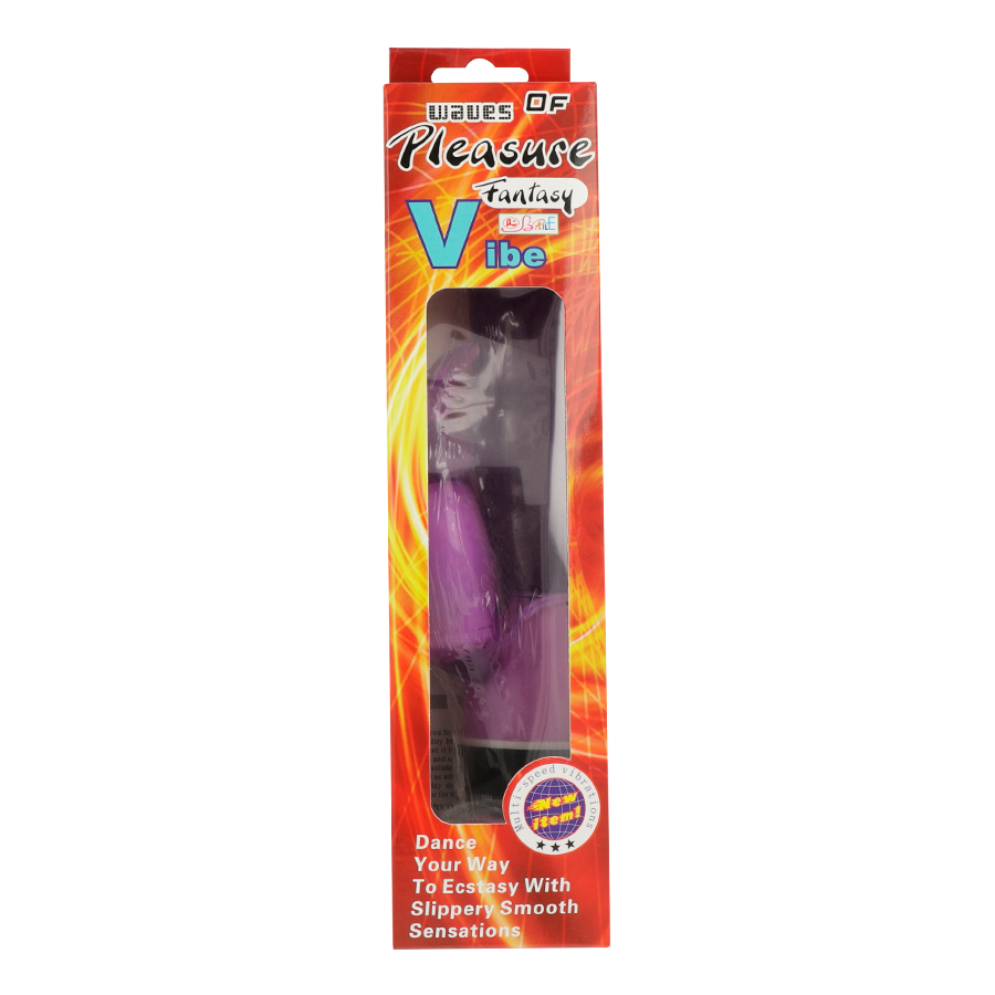 BAILE – VIBRATEUR FANTASY WAVES OF PLEASURE AVEC LAPIN LILAS 23 CM