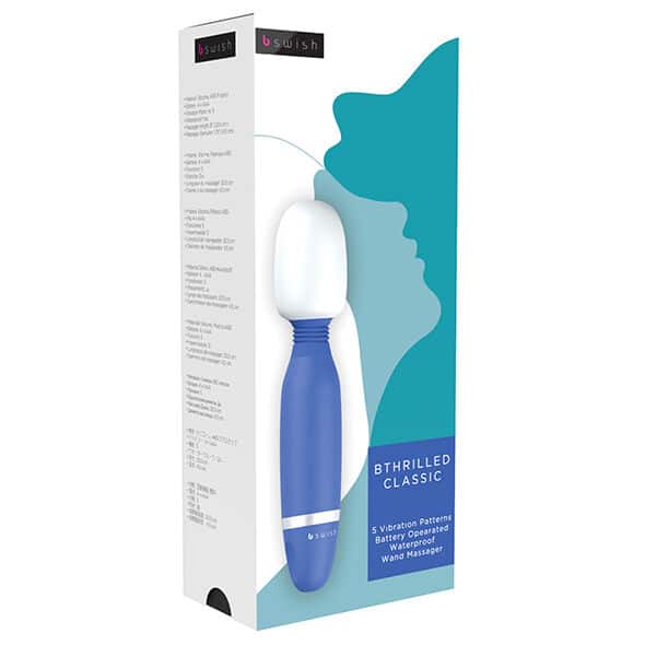 B SWISH – BTHRILLED CLASSIC WAND VIBRATEUR DENIM
