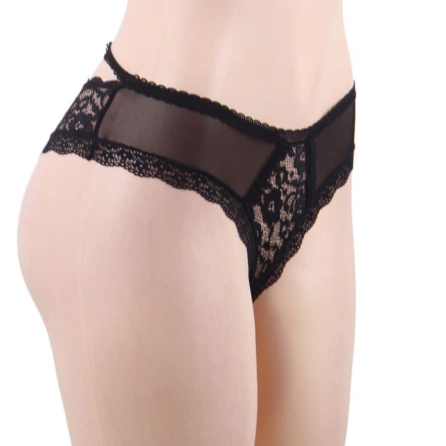 QUEEN LINGERIE – CULOTTE DENTELLE FLORALE S/M