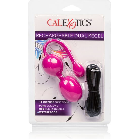 CALIFORNIA EXOTICS – RECHARGEABLE DOUBLE KEGEL ROSE