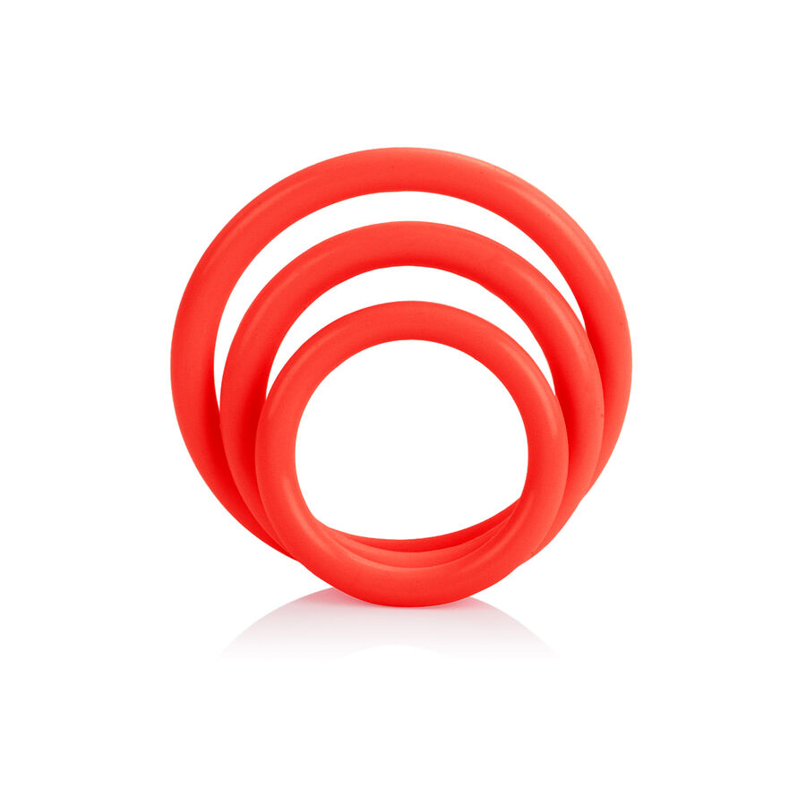 CALIFORNIA EXOTICS – JEU DE TROIS ANNEAUX ROUGE