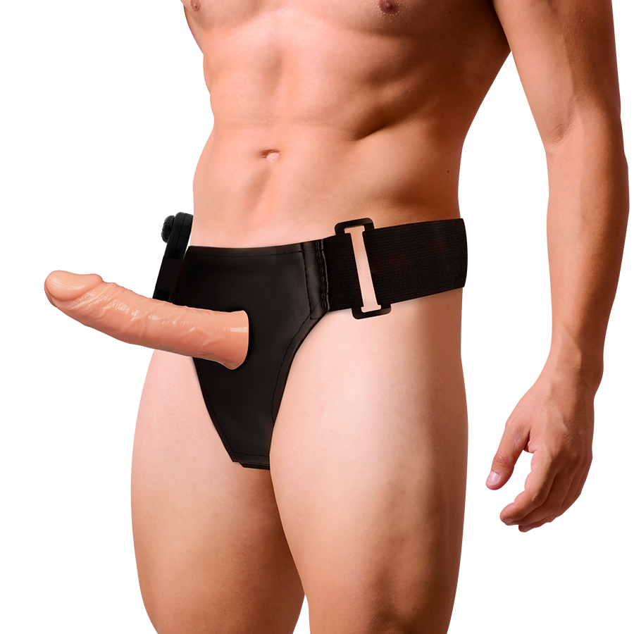 HARNESS ATTRACTION – RNES CREUX BENNY AVEC VIBRATEUR 15 CM -O- 4.5 CM