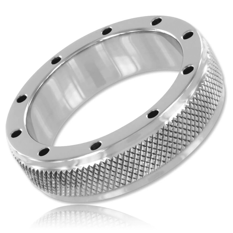 METAL HARD – ANNEAU POUR PÉNIS ET TESTICULES 50MM