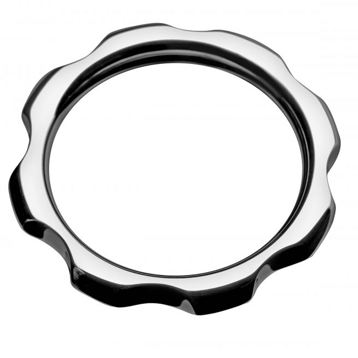 METAL HARD – ANNEAU DE TORQUE EN POUR PÉNIS ET TESTICULES 50MM