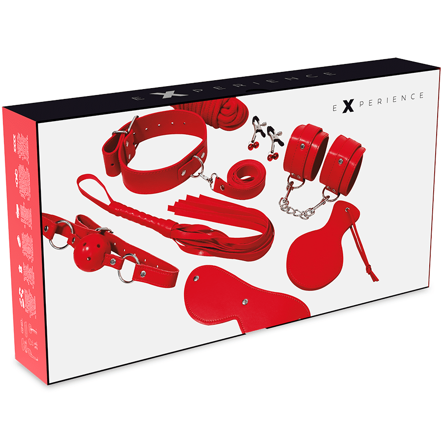 EXPERIENCE – KIT FÉTICHE BDSM SÉRIE ROUGE