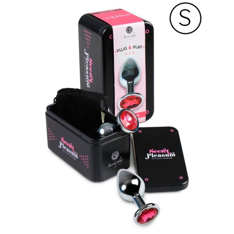 SECRETPLAY – PLUG ANAL ALUMINIUM FUCHSIA 7 CM