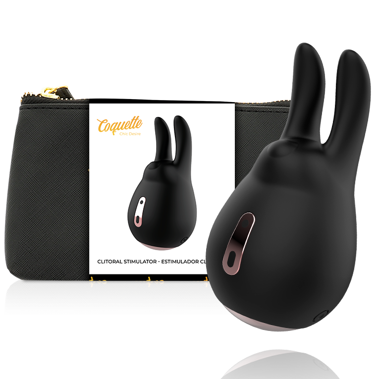 COQUETTE TOYS – STIMULATEUR CLITORIAL NOIR / OR