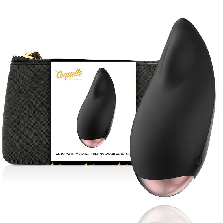 COQUETTE TOYS – STIMULATEUR CLITORIAL NOIR / OR