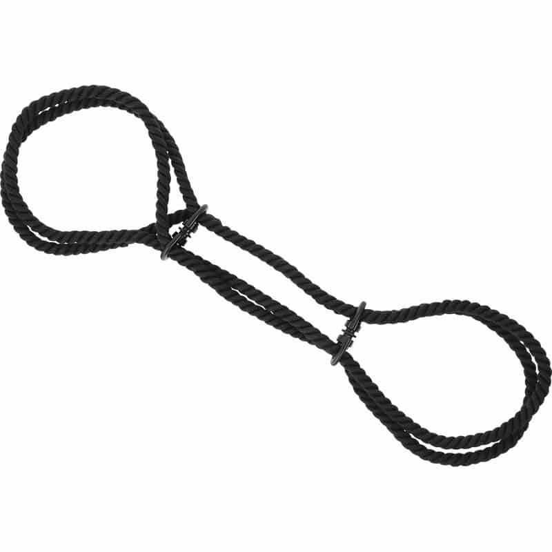 DARKNESS – MENOTTES EN CORDE OU MENOTTES DE CHEVILLE 100% COTON