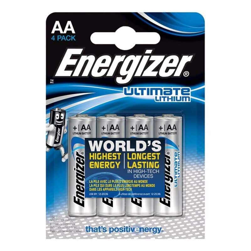 ENERGIZER – ULTIMATE LITHIUM AA L91 LR6 1,5V *4