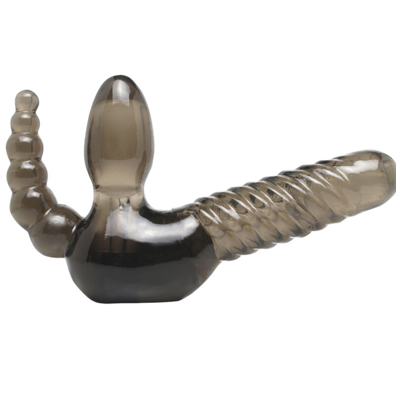 FETISH FANTASY SERIES – SANGLE STRAPLESS AVEC STIMULATEUR ANAL