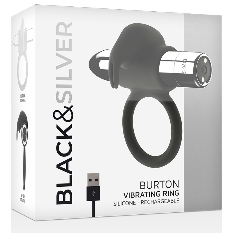 BLACKSILVER – BAGUE RECHARGEABLE BURTON 10 MODES DE VIBRATION