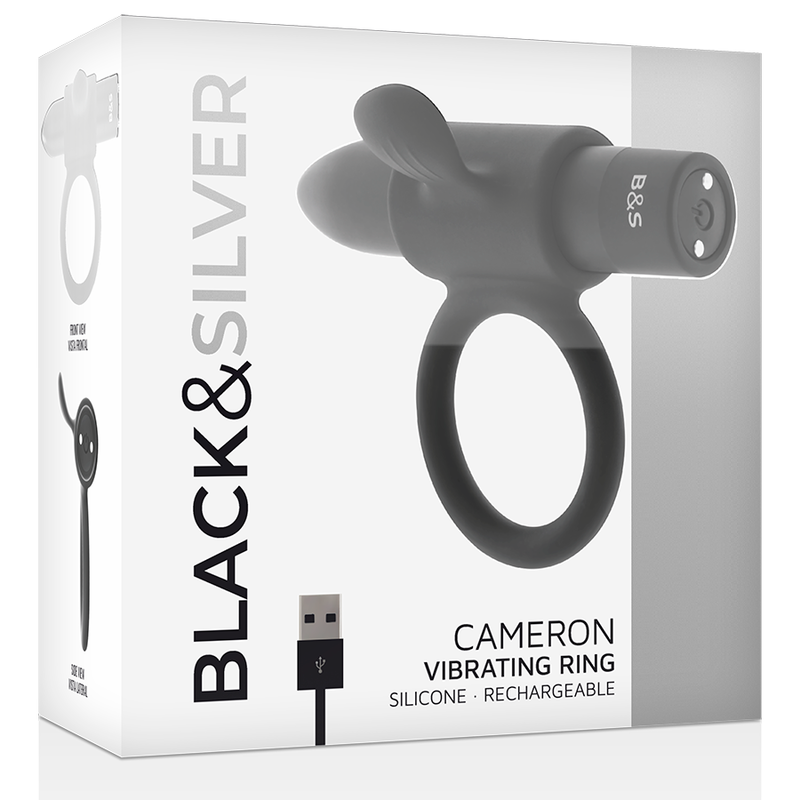 BLACKSILVER – BAGUE RECHARGEABLE CAMERON NOIR