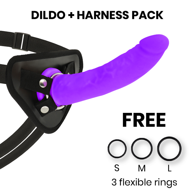 DELTA CLUB – TOYS ARNES + DONG SILICONE VIOLET 20 X 4CM