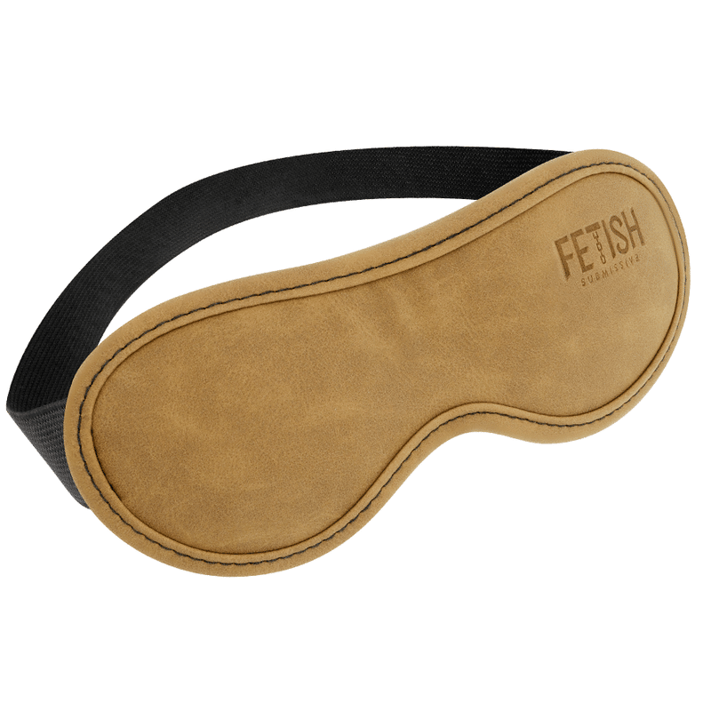 FETISH SUBMISSIVE ORIGEN – MASQUE EN CUIR VÉGAN AVEC DOUBLURE EN NÉOPRÈNE
