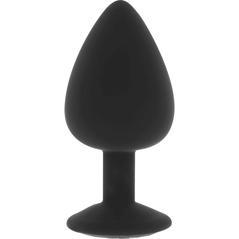OHMAMA – PLUG ANAL EN SILICONE DIAMANT TAILLE L 9 CM