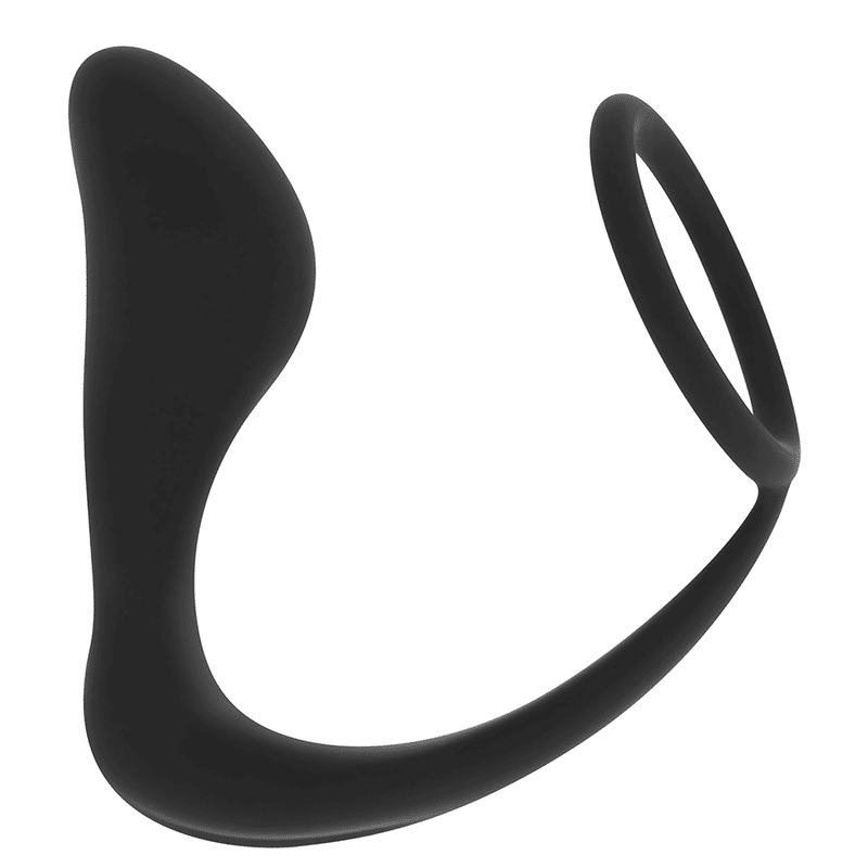 OHMAMA – PLUG ANAL EN SILICONE AVEC ANNEAU 10,5 CM