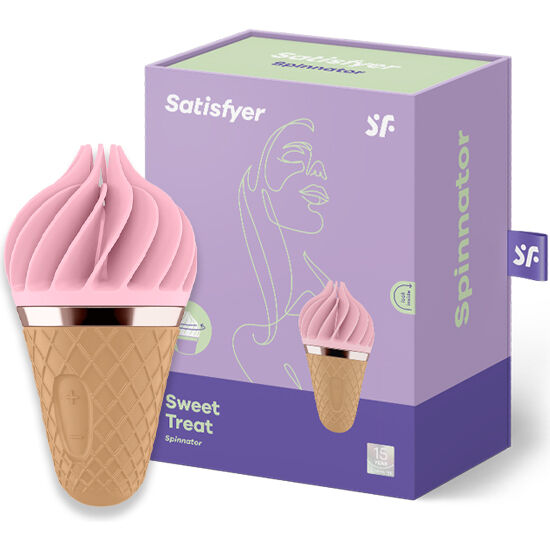 SPINNATOR SATISFYER SWEET TREAT – NOIR