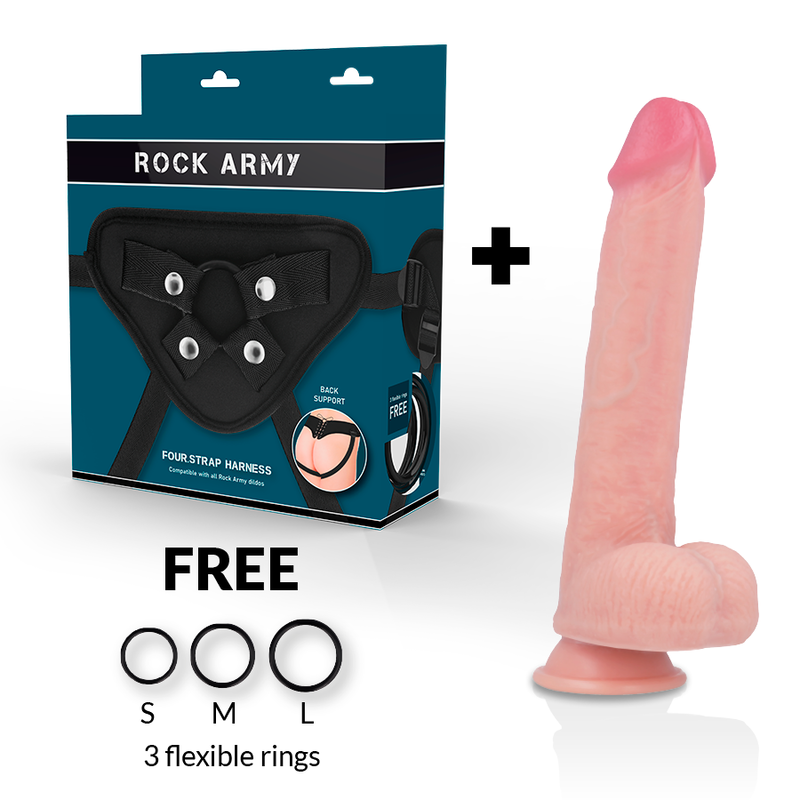 ROCKARMY – ARN S + GODE EN SILICONE LIQUIDE PREMIUM KINGCOBRA 24CM