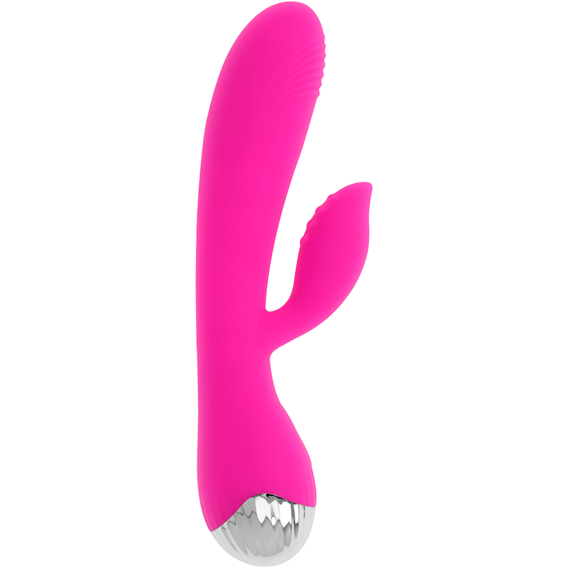 OHMAMA – VIBRATEUR RECHARGEABLE AVEC LAPIN 10 MODES DE VIBRATION 19 CM
