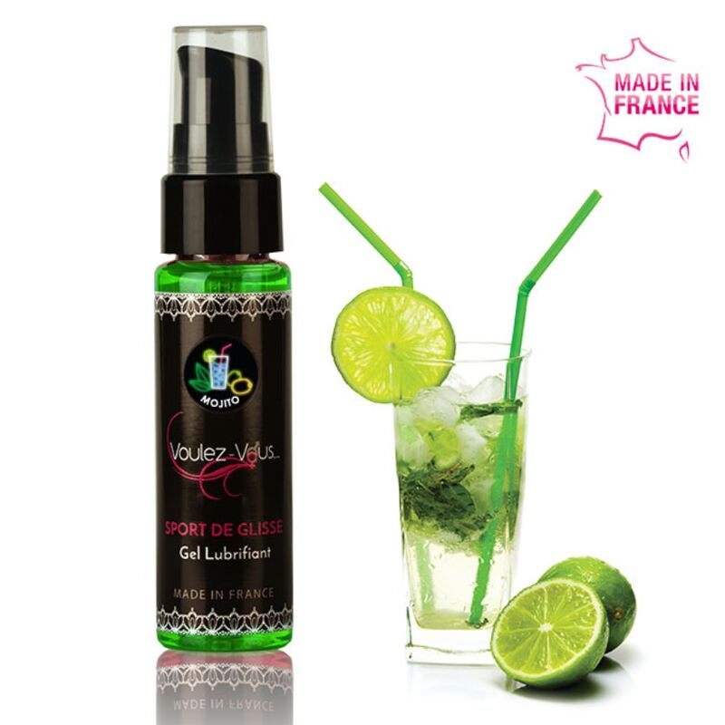 VOULEZ-VOUS – LUBRIFIANT  BASE DEAU – MOJITO – 35 ML