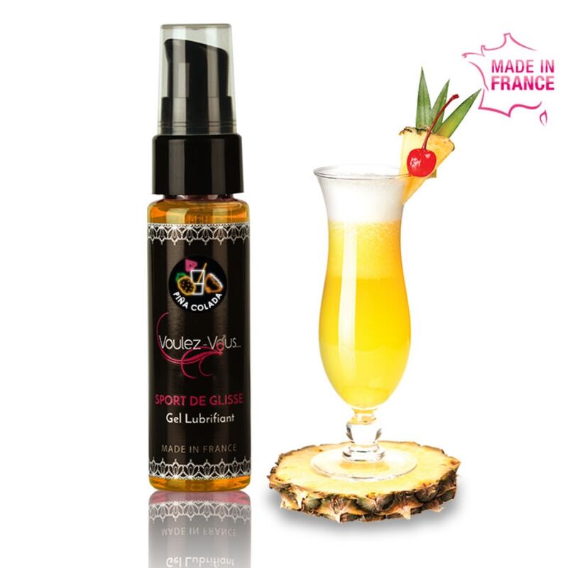 VOULEZ-VOUS – LUBRIFIANT  BASE DEAU – PIÑA COLADA – 35 ML