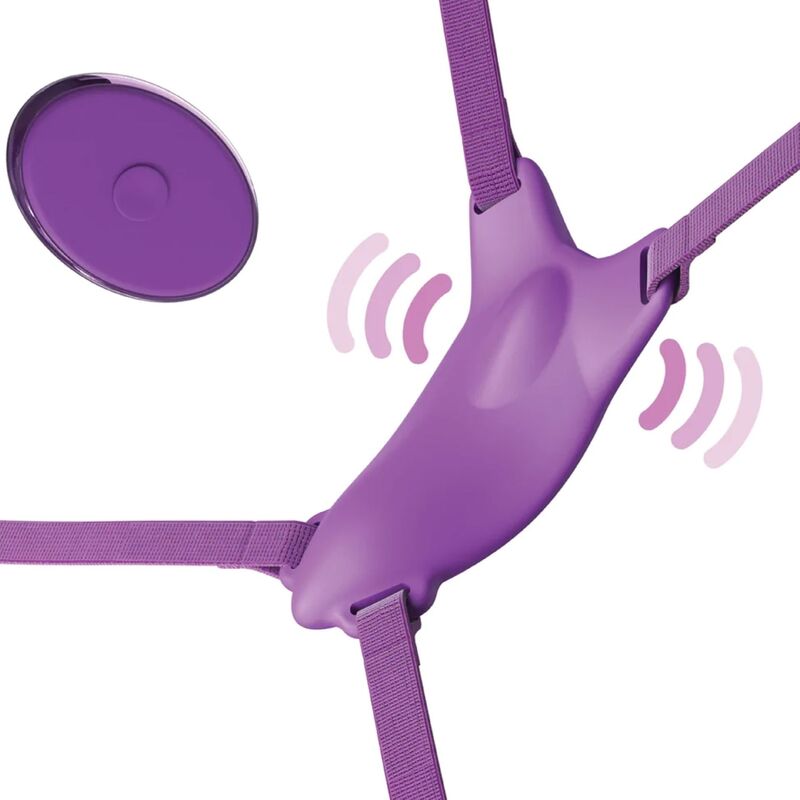 FANTASY FOR HER – HARNAIS PAPILLON VIBRANT, RECHARGEABLE  TÉLÉCOMMANDE VIOLET