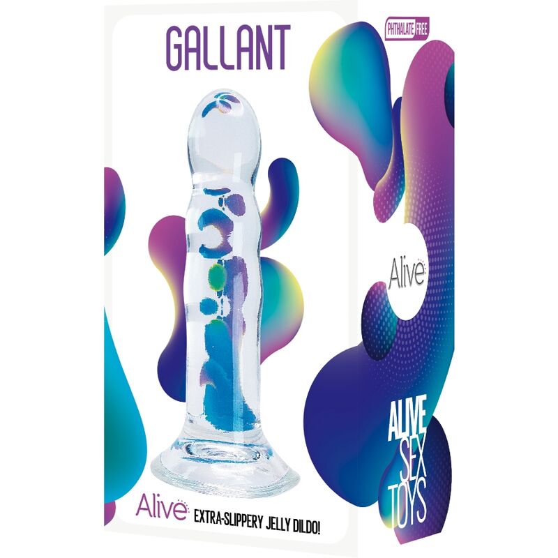 ALIVE – GALLANT PÉNIS RÉALISTE TRANSPARENT 14 CM
