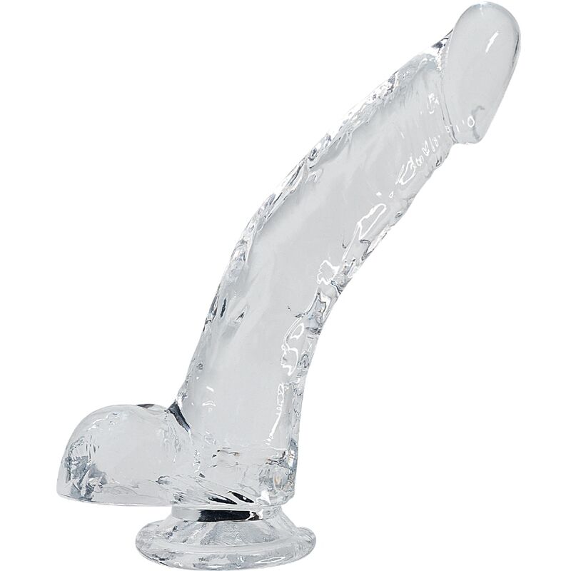 ALIVE – PÉNIS RÉALISTE D’ÉTALON TRANSPARENT 22 CM