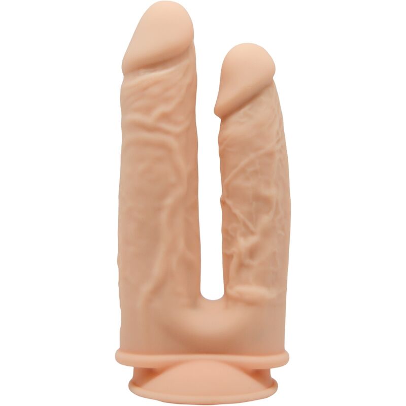 SILEXD – MODÈLE 1 PÉNIS RÉALISTE DOBLE PENETRACION PREMIUM SILEXPAN SILICONE 17.5 / 19.5 CM