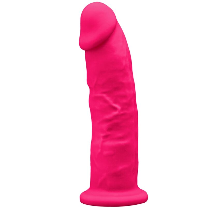 SILEXD – MODÈLE 2 PÉNIS RÉALISTE PREMIUM SILEXPAN SILICONE FUCHSIA 19 CM