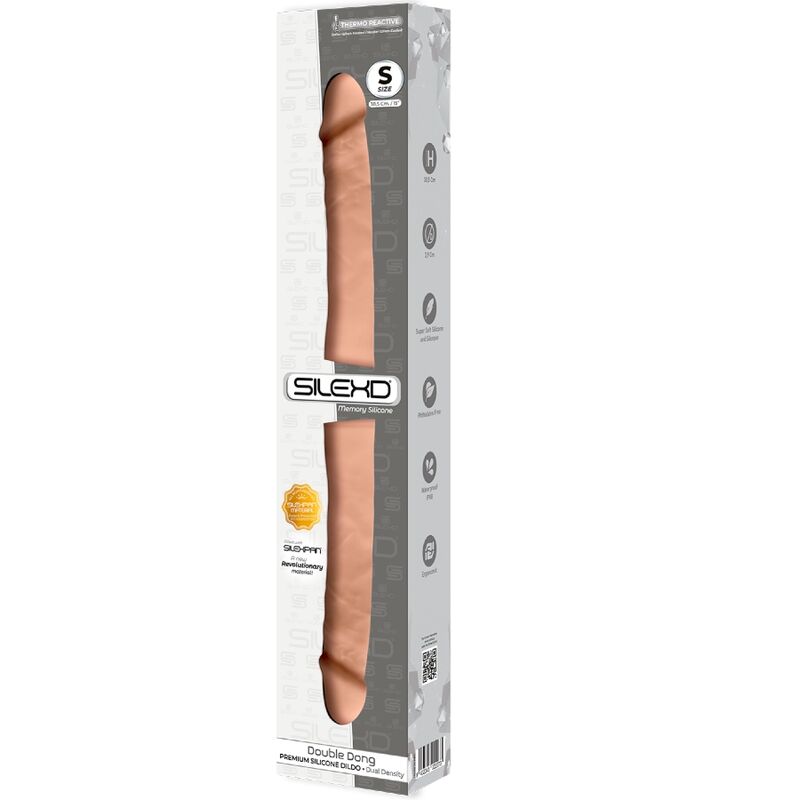 SILEXD – DOUBLE PÉNIS RÉALISTE PREMIUM SILEXPAN SILICONE 38.5 CM