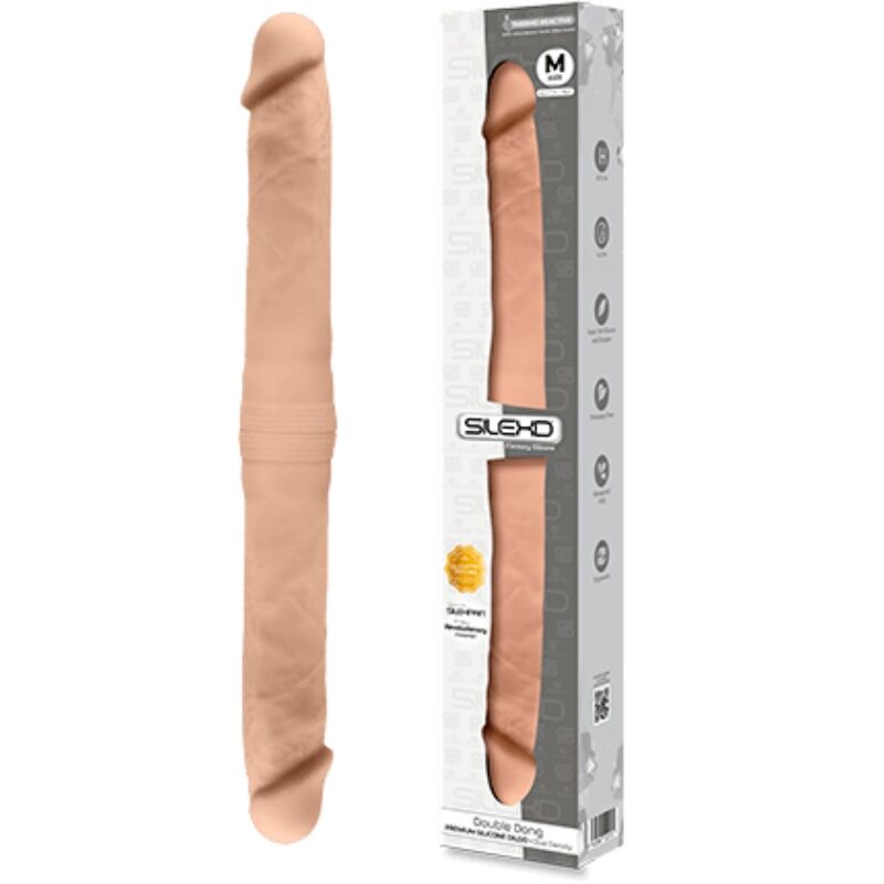 SILEXD – DOUBLE PÉNIS RÉALISTE PREMIUM SILEXPAN SILICONE 42.5 CM