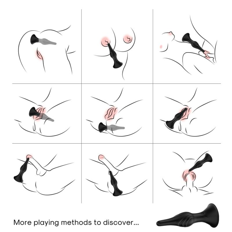 ARMONY – VIBRATEUR  PLUG ANAL TÉLÉCOMMANDE NOIR