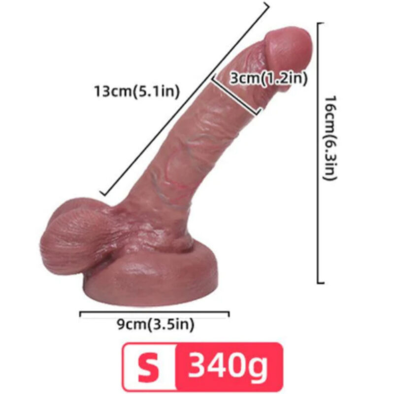 ARMONY – GODE RÉALISTE EN SILICONE LIQUIDE 13 CM