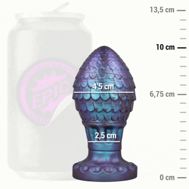 EPIC – VRAKOS PLUG ANAL OEUF DE DRAGON TAILLE S