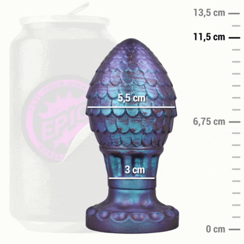 EPIC – VRAKOS PLUG ANAL OEUF DE DRAGON TAILLE M