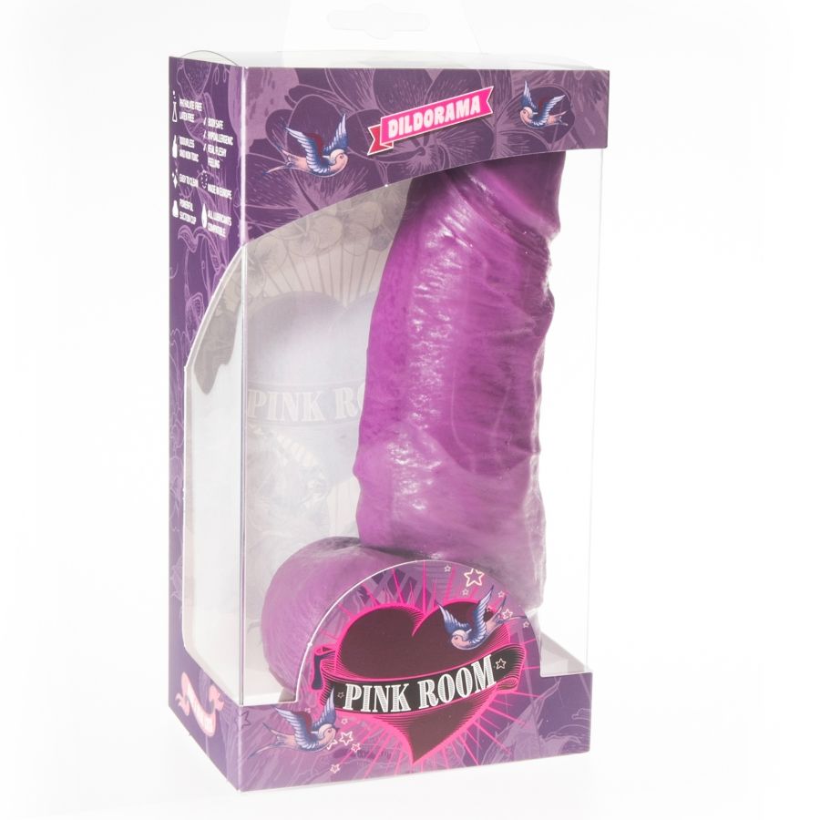 PINK ROOM – GODE RÉALISTE DAYAN VIOLET 17 CM